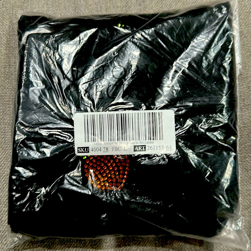 PINK Victoria's Secret Peach Bling Rhinestone Yoga Legging Pants Large New